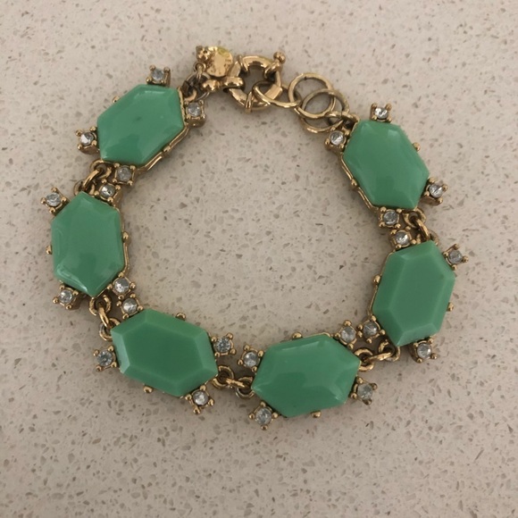J. Crew Jewelry - NWOT mint green bracelet